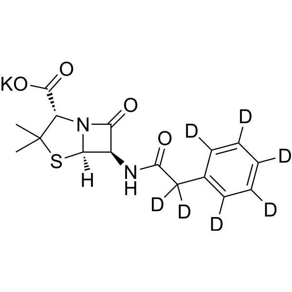Penicillin G-d7 potassium (Benzylpenicillin-d7 (potassium salt)) 352323-25-2